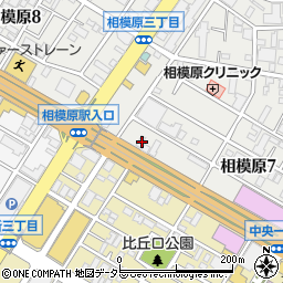 神奈川県相模原市中央区相模原7丁目2-22周辺の地図