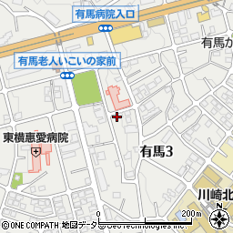 有限会社鶴亀工房周辺の地図