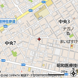 東京都大田区中央7丁目12-5周辺の地図