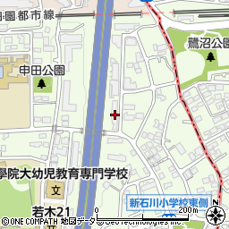 日本道路公団新石川寮周辺の地図