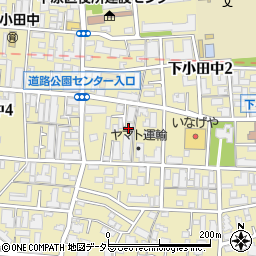 株式会社八神製作所　川崎営業所周辺の地図