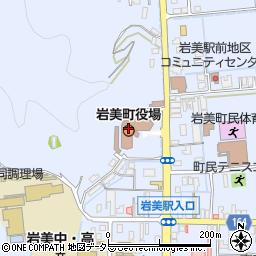 鳥取県岩美郡岩美町周辺の地図