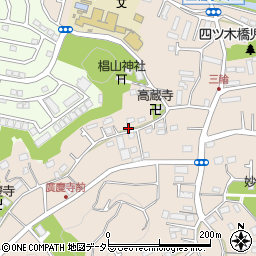 東京都町田市三輪町1565周辺の地図