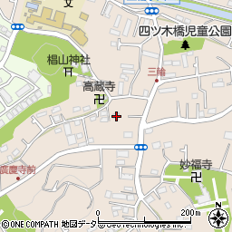 東京都町田市三輪町1554周辺の地図