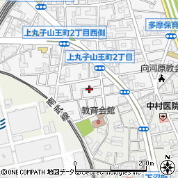 上丸子山王町2丁目K宅"あきっぱ駐車場周辺の地図