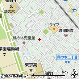東京都大田区鵜の木3丁目28周辺の地図