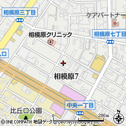 神奈川県相模原市中央区相模原7丁目8-27周辺の地図