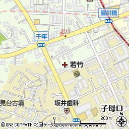 神奈川県川崎市高津区千年582-32周辺の地図