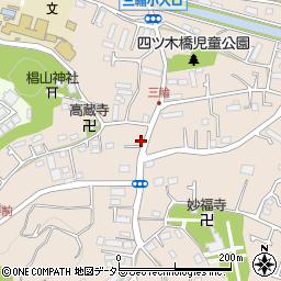 東京都町田市三輪町1549周辺の地図
