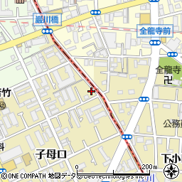 神奈川県川崎市高津区子母口430-7周辺の地図