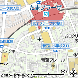 ニッポンレンタカーたまプラーザ駅前営業所周辺の地図