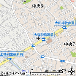 東京都大田区中央6丁目30-11周辺の地図