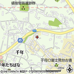 神奈川県川崎市高津区千年300-2周辺の地図