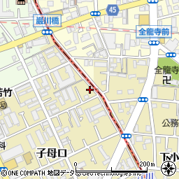 神奈川県川崎市高津区子母口430-1周辺の地図
