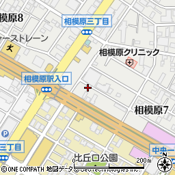 神奈川県相模原市中央区相模原7丁目2-2周辺の地図