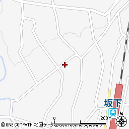 岐阜県中津川市坂下1719周辺の地図