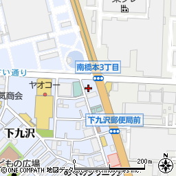 神奈川県相模原市中央区下九沢55-1周辺の地図