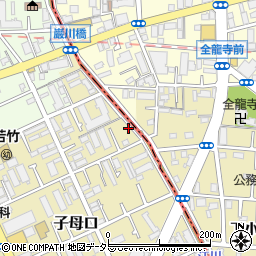 神奈川県川崎市高津区子母口430-6周辺の地図