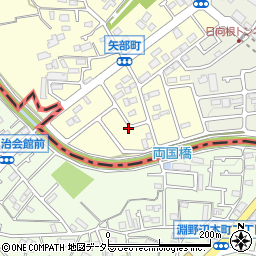 東京都町田市矢部町2周辺の地図