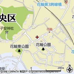 花輪子安会館周辺の地図