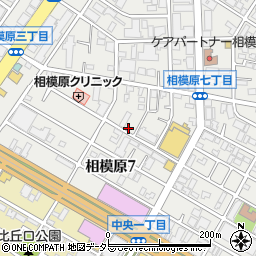 神奈川県相模原市中央区相模原7丁目6-20周辺の地図