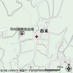 山梨県南巨摩郡富士川町舂米688周辺の地図