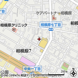 神奈川県相模原市中央区相模原7丁目6-13周辺の地図