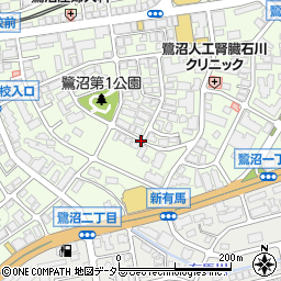 神奈川県川崎市宮前区鷺沼1丁目周辺の地図
