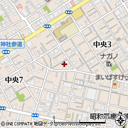 東京都大田区中央7丁目10周辺の地図