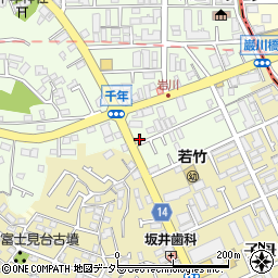 神奈川県川崎市高津区千年625周辺の地図