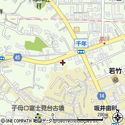 神奈川県川崎市高津区千年569周辺の地図