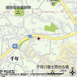 神奈川県川崎市高津区千年301周辺の地図