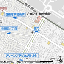 神奈川県相模原市中央区相模原5丁目11周辺の地図