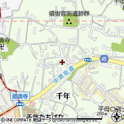 神奈川県川崎市高津区千年314-4周辺の地図