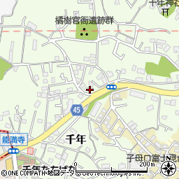 神奈川県川崎市高津区千年308周辺の地図
