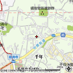 神奈川県川崎市高津区千年314周辺の地図