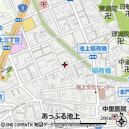 東京都大田区池上3丁目10-12周辺の地図