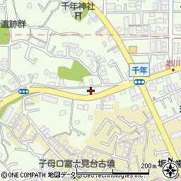 神奈川県川崎市高津区千年561周辺の地図