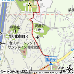 神奈川県川崎市高津区千年352周辺の地図