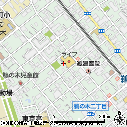 東京都大田区鵜の木3丁目24周辺の地図