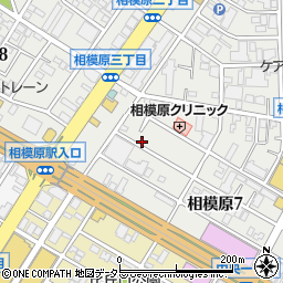神奈川県相模原市中央区相模原7丁目4-26周辺の地図