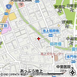 東京都大田区池上3丁目10-9周辺の地図