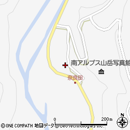 奈良田の里温泉　女帝の湯周辺の地図