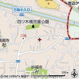 東京都町田市三輪町456周辺の地図