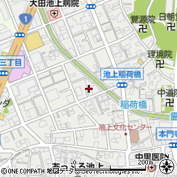 東京都大田区池上3丁目10周辺の地図