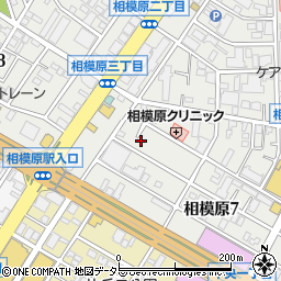 神奈川県相模原市中央区相模原7丁目4-2-4周辺の地図