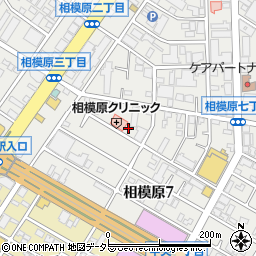 神奈川県相模原市中央区相模原7丁目5-17周辺の地図