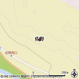 岐阜県山県市佐野周辺の地図