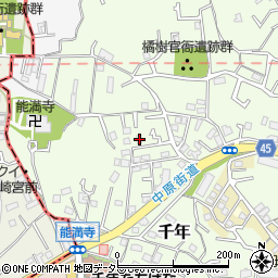 神奈川県川崎市高津区千年320-20周辺の地図