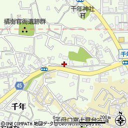 神奈川県川崎市高津区千年488周辺の地図